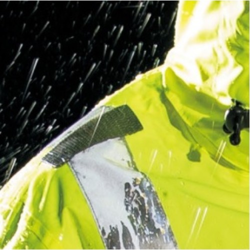 D763 Rain Suit with Reflective Material