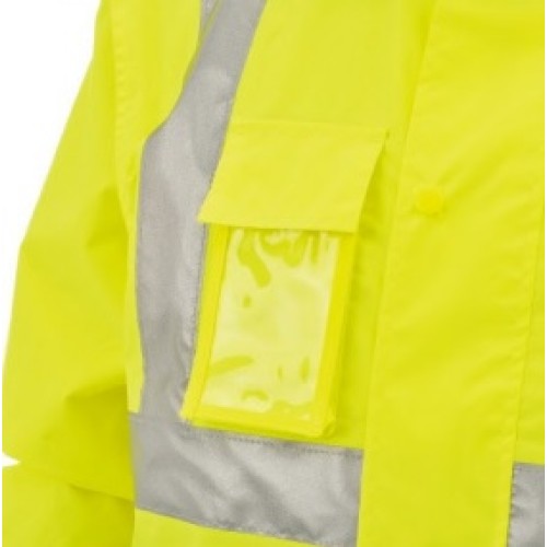 D763 Rain Suit with Reflective Material
